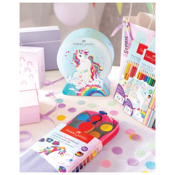 Boje drvene  10boja Grip 2001+3boje drvene Sparkle pastel Unicorn Faber Castell 201542 blister - Slika 3