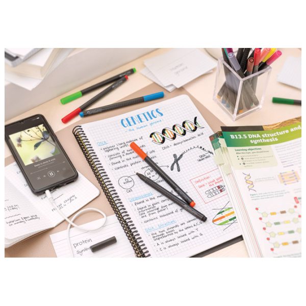 Flomaster fineliner 0,4 mm Grip 10boja Faber Castell 151610 sortirano blister - Slika 4