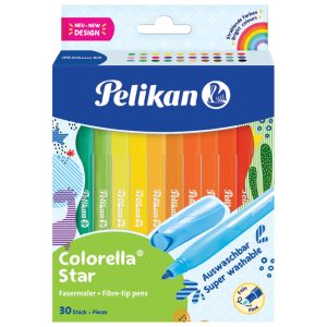Flomaster školski 30boja Colorella star Pelikan 822336 blister!!