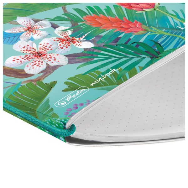 Notes A6 crte (isprekidane) 40L 70g s gumicom Ladylike Jungle Herlitz 50044306 - Slika 3