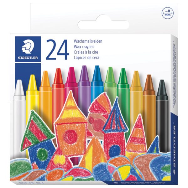 Boje voštane 24boje kartonska kutija Noris Staedtler 220 08 C24