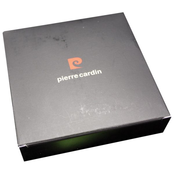 Novčanik za sitan novac kožni unisex Pierre Cardin (potkova) 10 TILAK77 crni!! - Slika 3