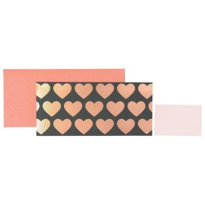 Čestitka 11x23 cm Srca Stewo 5465 70 blister
