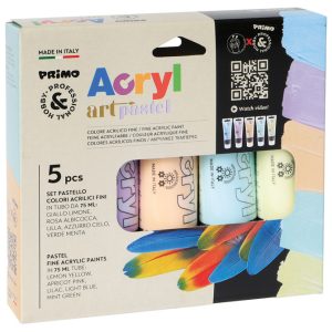 Boja akrilna 75ml pvc tuba 5boja Primo 4212TATM5PAST