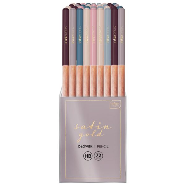 Olovka grafitna HB Satin Gold Interdruk sortirano - Slika 2