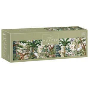 Puzzle 1000 kom (panorama) Secret Garden 1 Wild Animals Interdruk