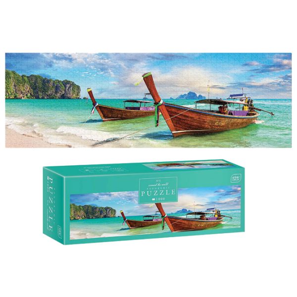 Puzzle 1000 kom (panorama) Around the World 2 Interdruk - Slika 2