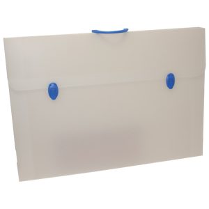 Torba-kofer pp-tvrdi  750x530x40 mm Ri.Plast 6353754201 prozirno bijela/sort ručka