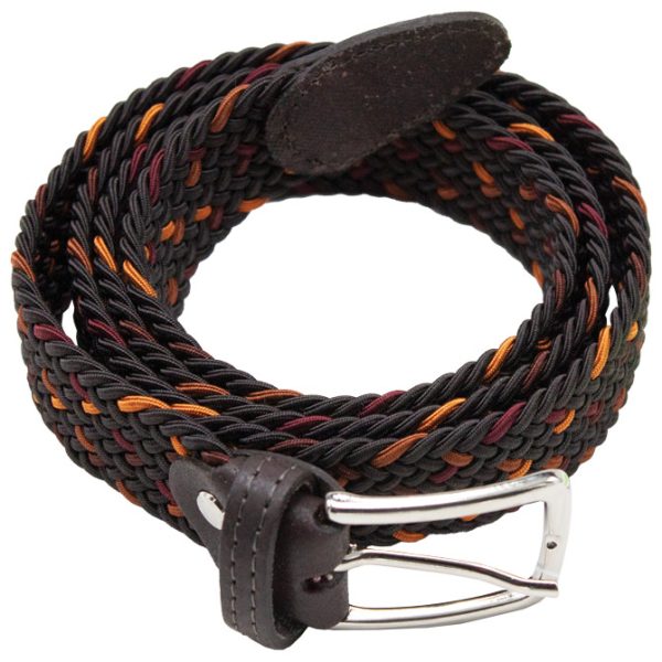 Remen pleteni rastezljiv širina 3 cm multicolor 11!!