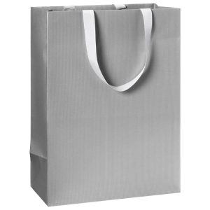 Vrećice ukrasne 23x30x13 cm jednobojne Stewo 7821 96 srebrne blister
