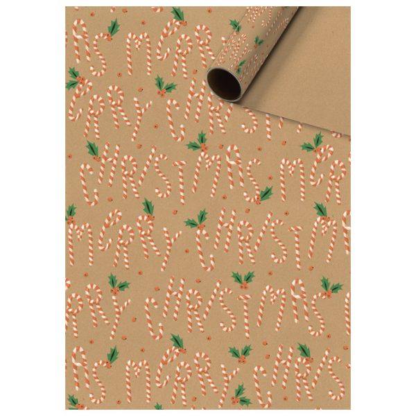 Papir ukrasni rola 70x200 cm Natural novogodišnji  Stewo 1573 99 sortirano - Slika 2