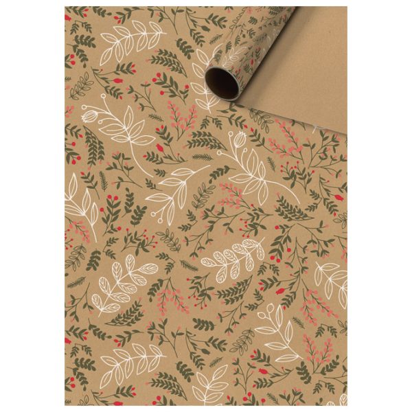 Papir ukrasni rola 70x200 cm Natural novogodišnji  Stewo 1573 99 sortirano - Slika 5