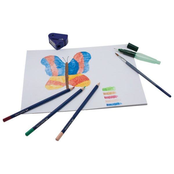 Set za bojanje u rolo etuiu pk12+2 Grip Aquarelle Faber Castell 1142 blister - Slika 3