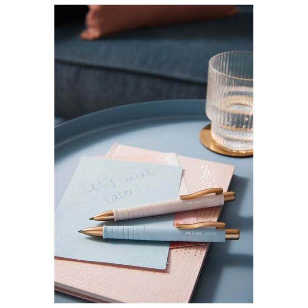 Olovka kemijska gumirana Poly Ball Urban XB Faber Castell 241187 pale rose - Slika 3