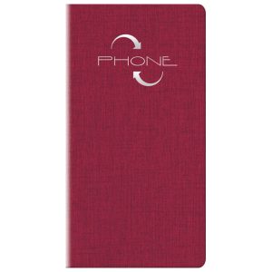 Adresar telefonski  70x136 mm A-Ž Furore 805 bordo