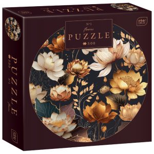 Puzzle 500 kom okrugle Flowers 1 Golden Beauty Interdruk