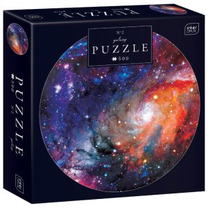 Puzzle 500 kom okrugle Galaxy 1 Nebula Interdruk