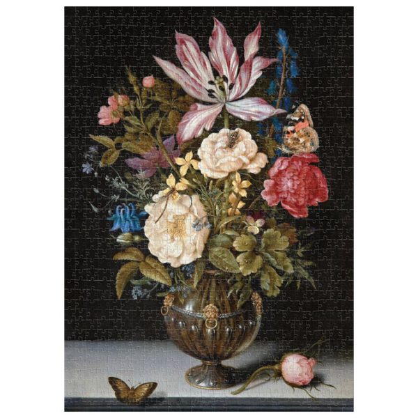Puzzle 1000 kom tuba ART.3 Ambrosius Bosschaert "Still-Life with Flowers" Interdruk - Slika 3