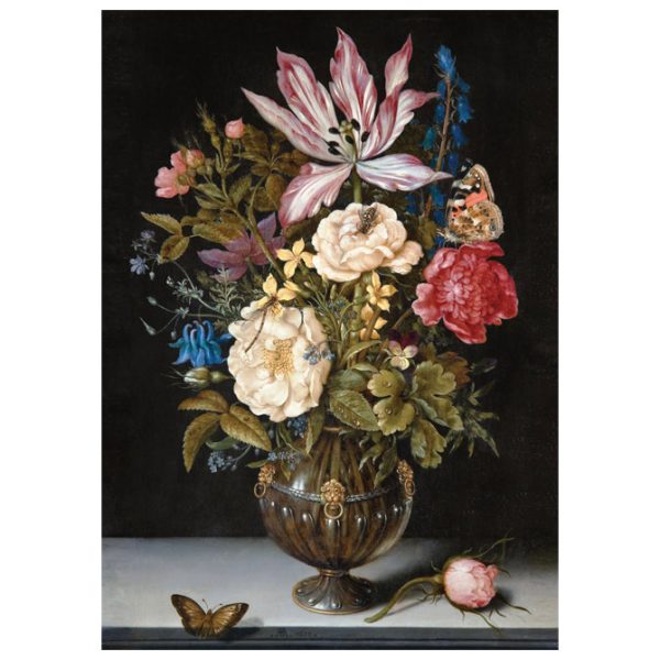 Puzzle 1000 kom tuba ART.3 Ambrosius Bosschaert "Still-Life with Flowers" Interdruk - Slika 4