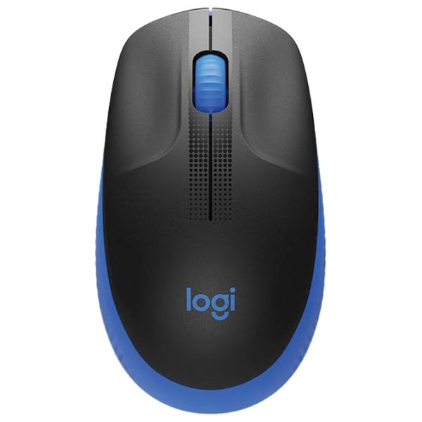Miš usb 3tipke optički bežični M190 Logitech crni/plavi blister