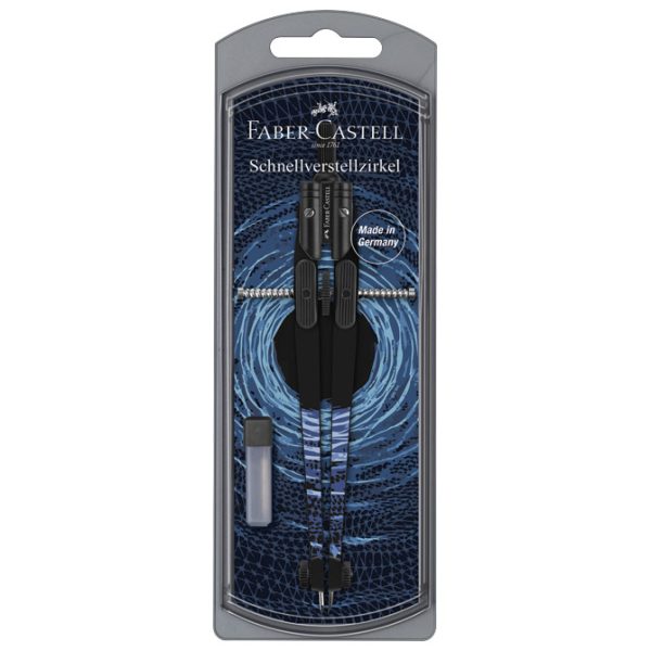 Šestar s preciznim podešavanjem+mine Shiny Twist Faber Castell 574454 blister - Slika 3