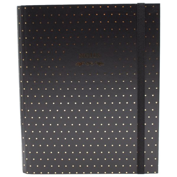 Blok kolegij B5 crte 96L s gumicom Dots 1 Marker crni 1782