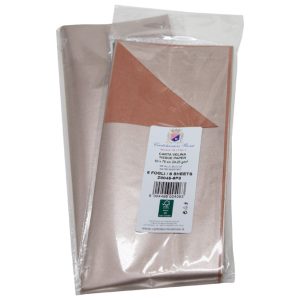 Papir ukrasni Tissue 50x75 cm pk6 Cartotecnica Rossi Z8045 metalik bakreno-platinasti blister