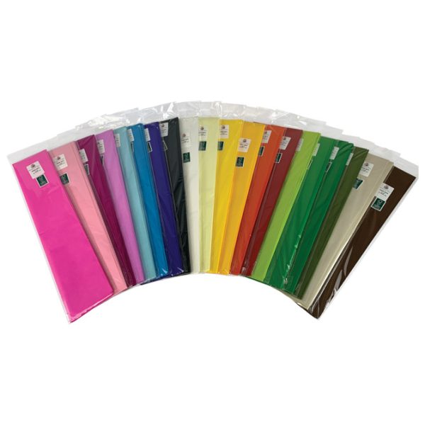 Papir ukrasni Tissue 50x76 cm pk6 Cartotecnica Rossi F140 bijeli blister - Slika 2