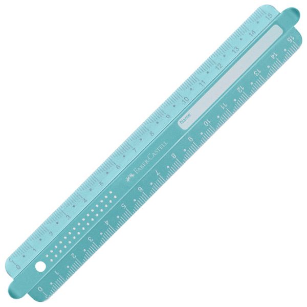 Ravnalo pvc 15 cm Sparkle Faber-Castell 172015 sort blister - Slika 4