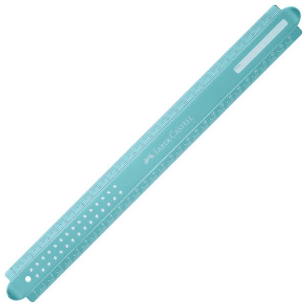 Ravnalo pvc 30 cm Sparkle Faber-Castell 172030 sort - Slika 4