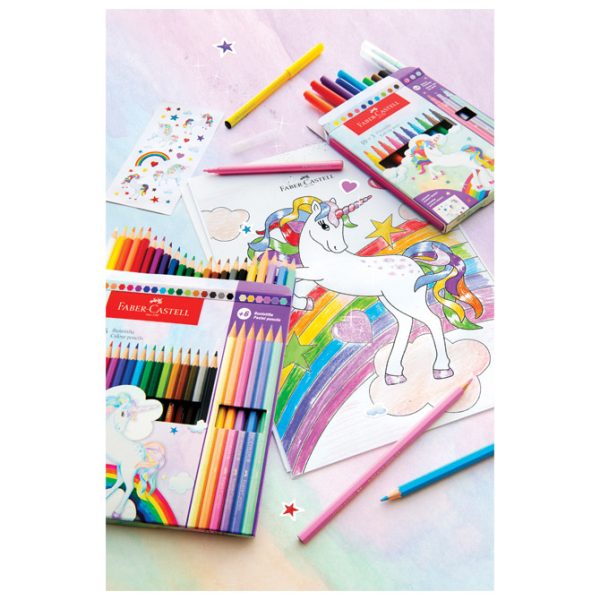 Flomaster školski  10+3boje Unicorn Faber Castell 554213 blister - Slika 4