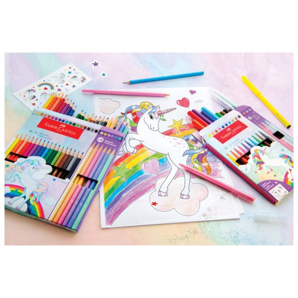 Flomaster školski  18+6boja Unicorn Faber Castell 554221 blister - Slika 3