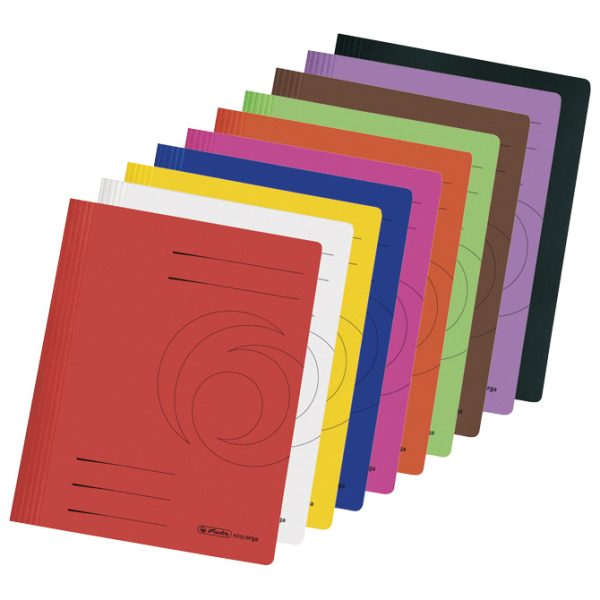 Fascikl mehanika euro karton A4 Herlitz 11034303 žuti - Slika 2