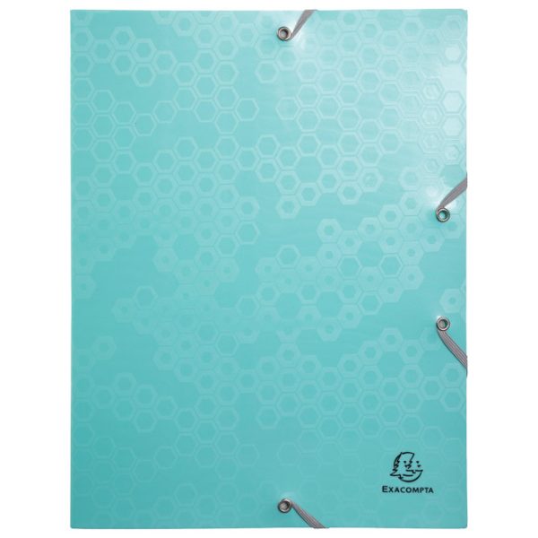 Mapa s gumicom hrbat-40 mm A4 pp Exacompta Maia 59210E sortirano - Slika 3