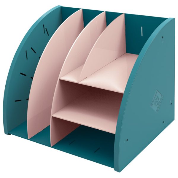 Organizer stolni sa 6 pretinaca pvc Skandi Exacompta 394606D svijetloplava/boja kože - Slika 2