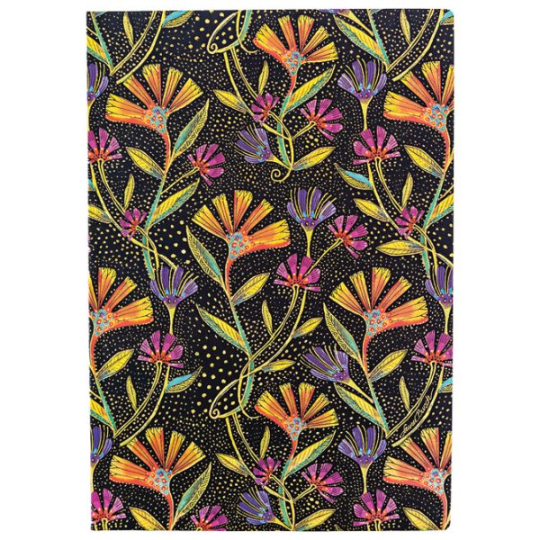 Notes 12x17,5 cm-midi crte  88L bez zatvaranja Wild Flowers Flexis Paperblanks 9738-9 - Slika 3
