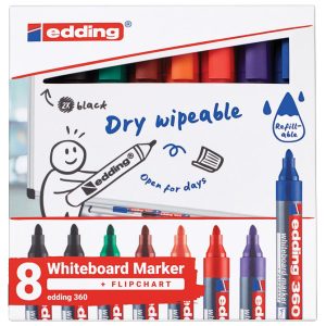 Marker za bijelu ploču 1,5-3 mm Edding 360/8 S blister