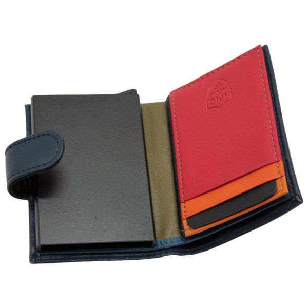 Novčanik-etui kožni s RFID zaštitom 1090 plavi - Slika 3
