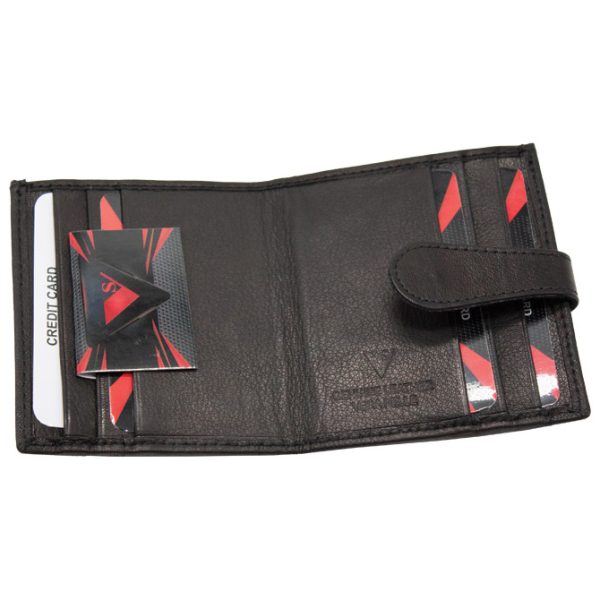 Etui za kartice koža 1063 crni - Slika 2