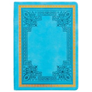 Notes 20,5x14,5 cm crte 160L bez zatvaranja Old Book Marker svijetloplavi 8681