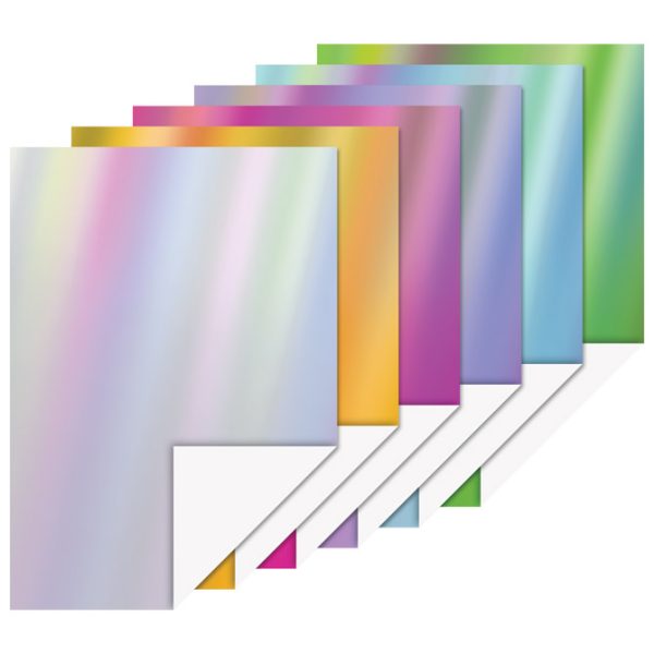 Papir ukrasni  Hologram 24x34 cm 6x120g+6x250g Heyda 20-47155 sortirano - Slika 2