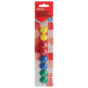 Magnet fi-20 mm pk8  Office products 20132219-99  sort.boje  blister