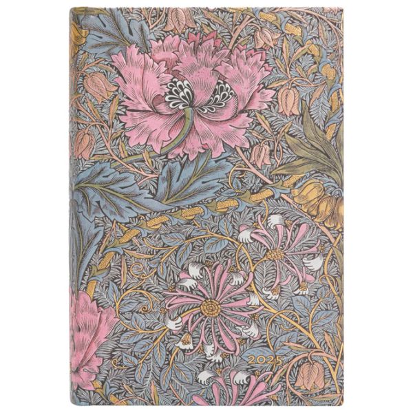 Planer dnevni 2025-9,5x14 cm-mini s gumicom Pink Honeysuckle Paperblanks DED5735!!