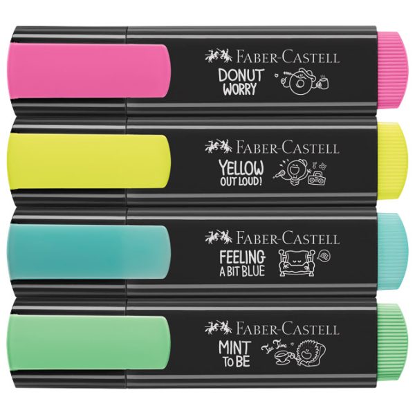 Signir 1-5 mm 46 Graffiti kart.kutija Faber Castell 254690/4boje blister - Slika 2
