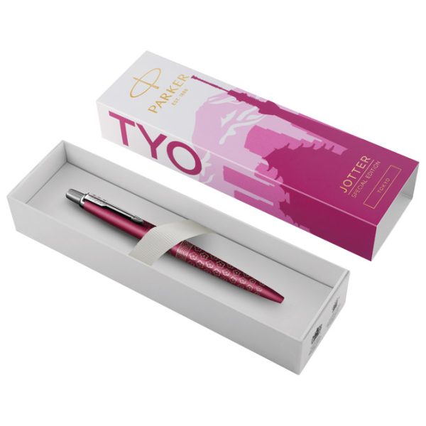 Olovka kemijska Jotter Parker Global Icon Tokyo 2198195 roza - Slika 3