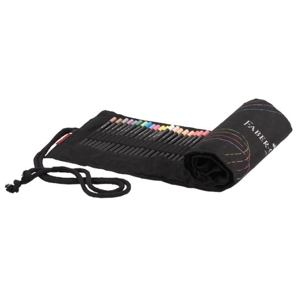 Boje drvene  72boje u rolo etui Black Edition Faber Castell 116418 - Slika 3