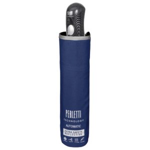 Kišobran automatik sklopivi s plast.drškom Technology Perletti 21800 pla/refl.rub