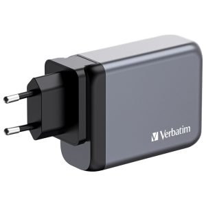 Punjač za mobilne uređaje zidni 2xUSB-C/PD 100W/1xUSB-A QC 3.0 (EU/UK/US) Verbatim 32202