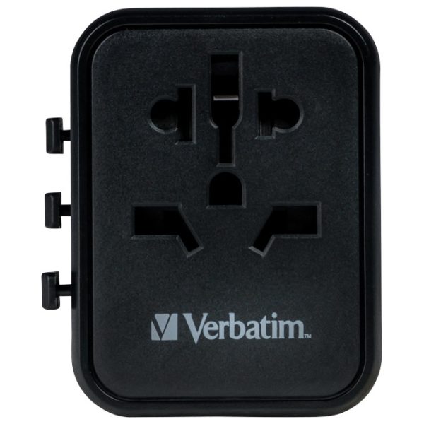 Adapter-punjač univerzalni putni za mobitele,tablete,prijenosna računala USB-C PD i USB Verbatim 49544