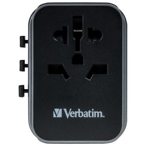 Adapter-punjač univerzalni putni za mobitele,tablete.... USB-C PD & QC, 2 USB-C, 2 USB-A Verbatim 49545